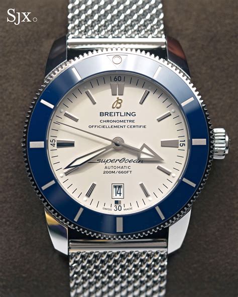 breitling superocean heritage 2 white face|Breitling Superocean Heritage two tone.